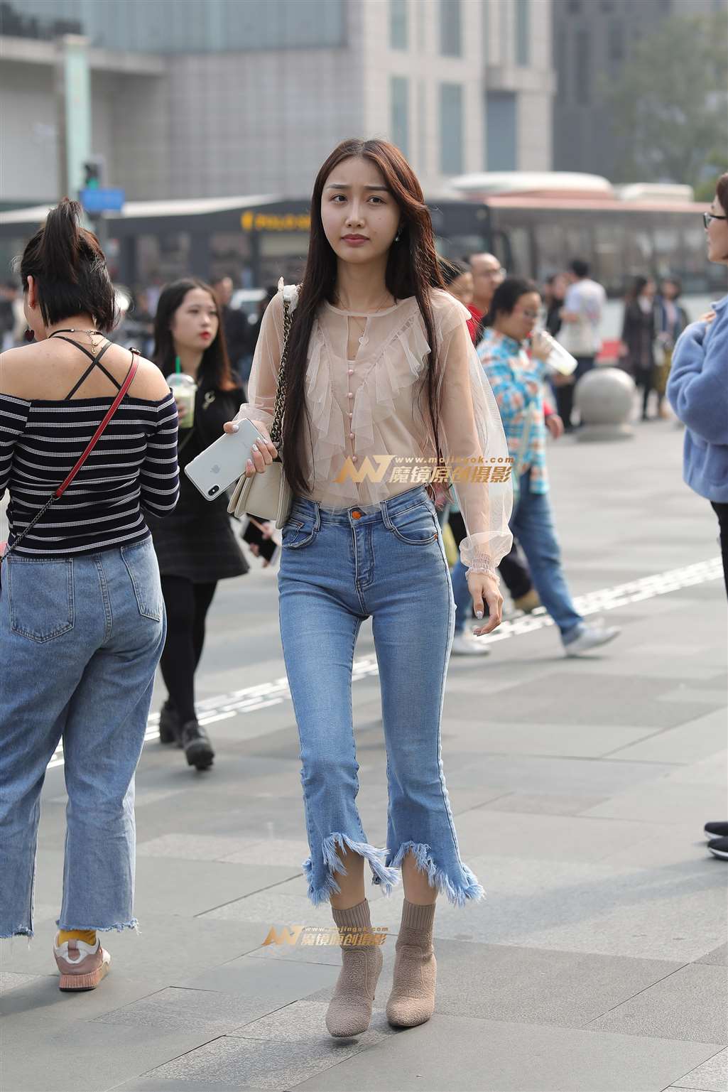 【凯恩赛贴】牛仔翘佳人-街拍流行馆