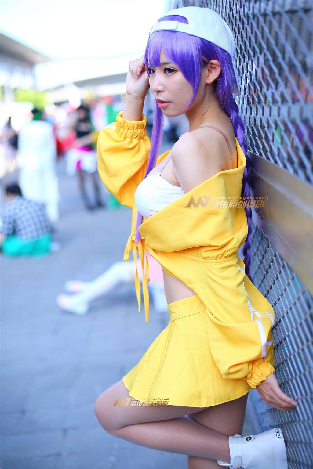 图片[4]-性感黄色运动装coser-流行馆