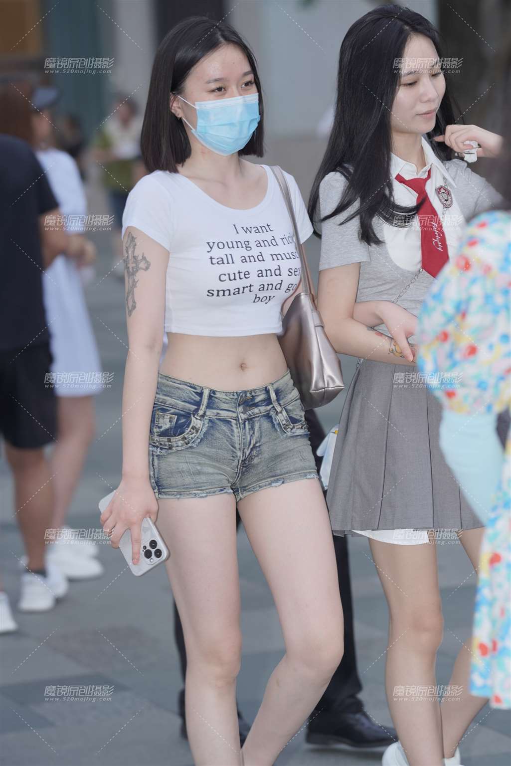 图片[4]-长腿热裤美眉-流行馆