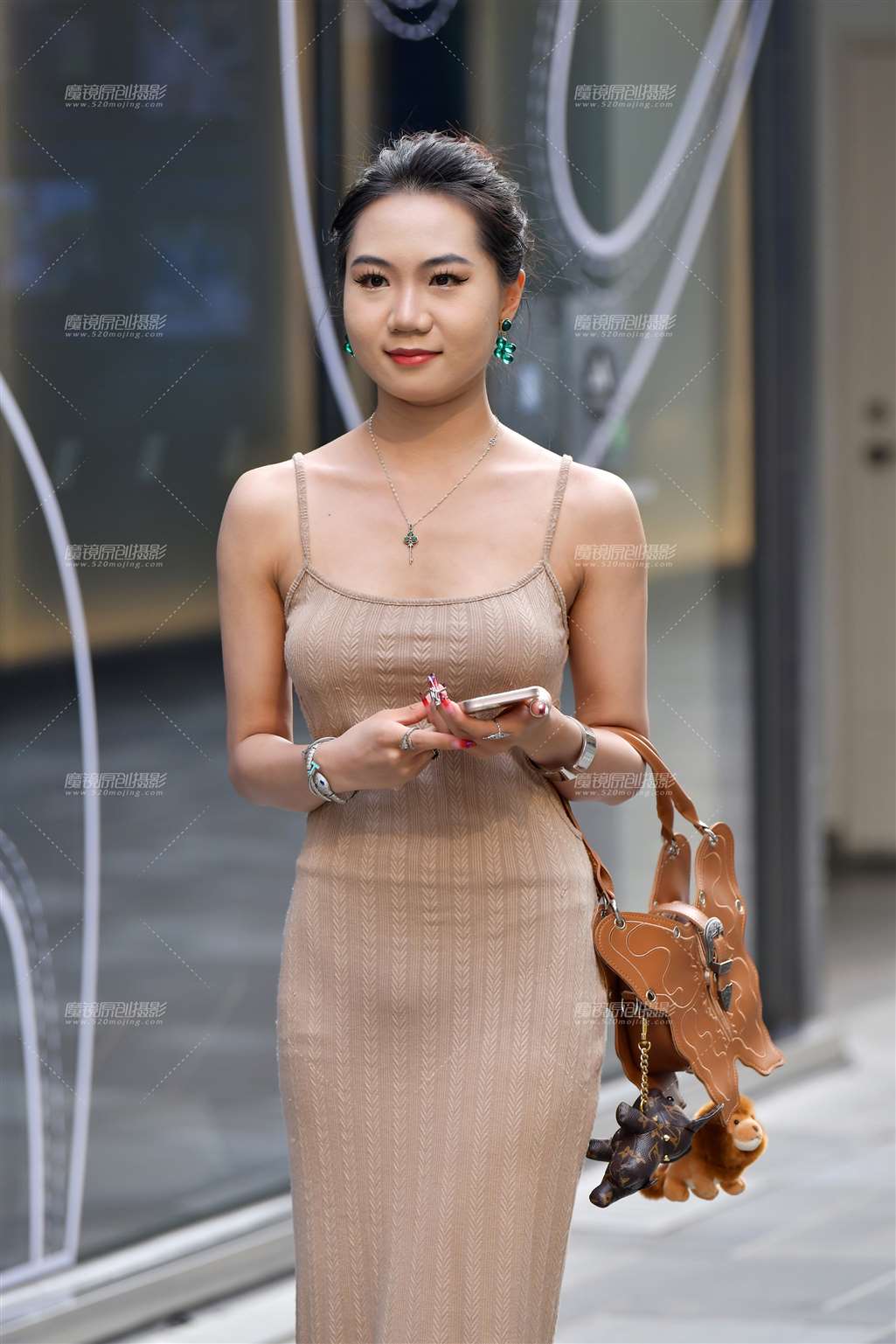 图片[3]-逛街长裙美女-流行馆