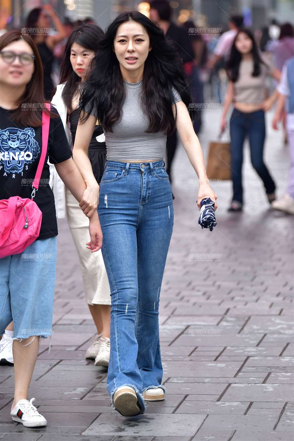 图片[4]-紧身蓝牛美女-流行馆